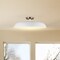 Nuvo Colony 1-Light Large Flush Mount - Matte White with Burnished Brass 60/7496 - alternate 2